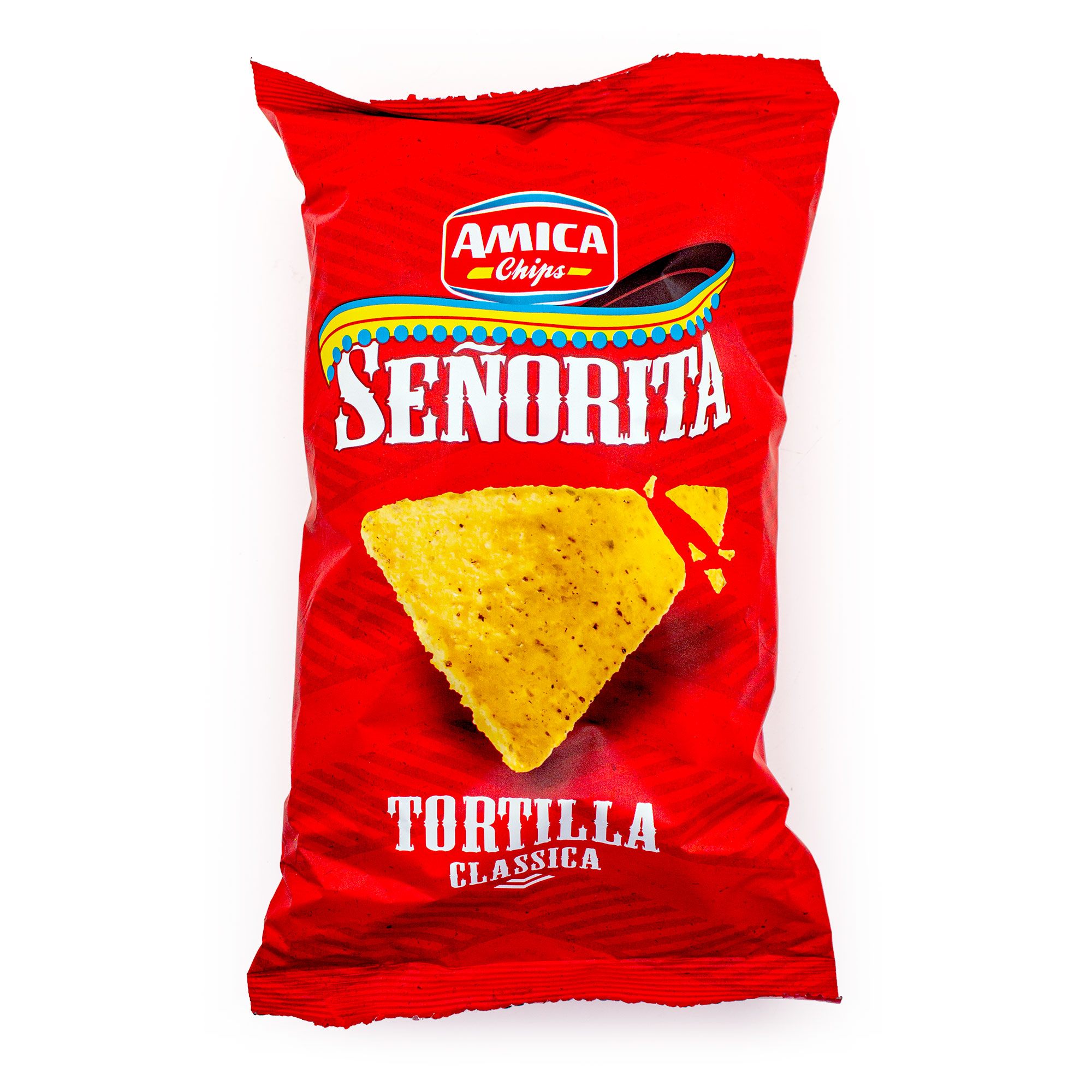 Чипсы кукурузные (начос) классические SENORITA, AMICA CHIPS, 0,2 кг