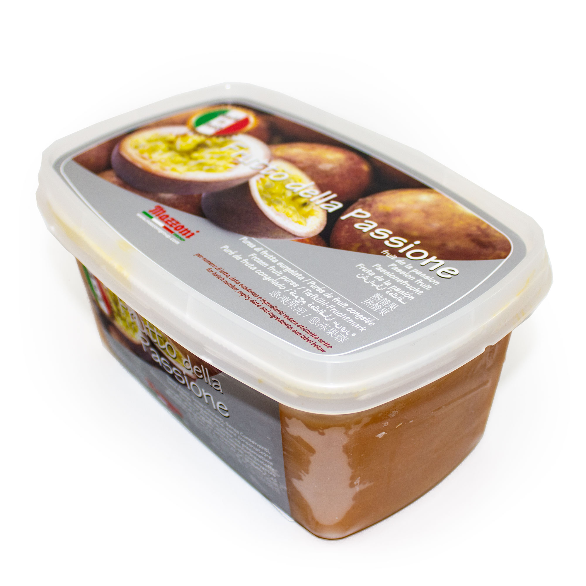 Пюре из маракуйи замороженное с сахаром, содержание сахара 10%, MAZZONI, 1  кг (пл/конт) купить с доставкой на дом