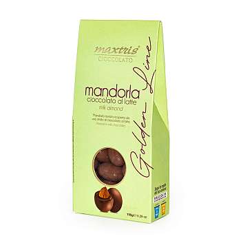 Миндаль в молочном шоколаде LE MANDORLE GOLDEN LINE, MAXTRIS, 0,15 кг