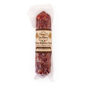 Салями Сопресса Венета, колбаса сыровяленая, VIA SALAME, ~ 0,2 кг