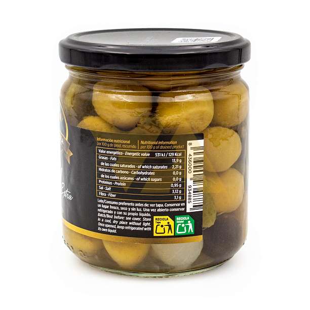 Микс оливок и маринованных овощей Коктейль Экстра, LA TORTOLA, 0,370 кг/0,200 кг (ст/б)  LA TORTOLA Испания