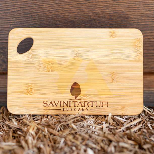 Доска разделочная деревянная с логотипом SAVINI TARTUFI 225x145x7 мм SAVINI TARTUFI Италия
