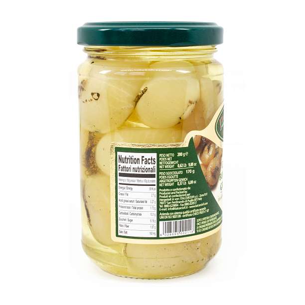 Лук Бореттане на гриле в подсолнечном масле, ITALCARCIOFI, 0,28 кг/0,17 кг/0,314 л (ст/б) 0.314 л. Italcarciofi S.r.L. Италия