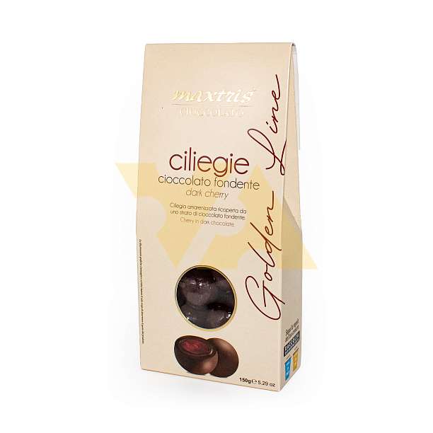 Вишня в темном шоколаде LE CILIEGIE, MAXTRIS, 0,15 кг (карт/кор) 0,15 кг. Confetti Maxtris Италия