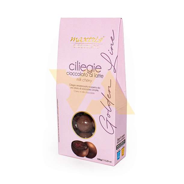 Вишня в молочном шоколаде LE CILIEGIE GOLDEN LINE, MAXTRIS, 0,15 кг 0,15 кг. Confetti Maxtris Италия