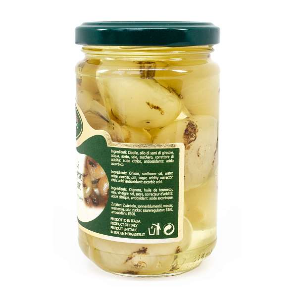 Лук Бореттане на гриле в подсолнечном масле, ITALCARCIOFI, 0,28 кг/0,17 кг/0,314 л (ст/б) 0.314 л. Italcarciofi S.r.L. Италия
