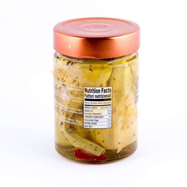 Артишоки с ножкой по-римски в оливковом масле LINEA GOURMET, ITALCARCIOFI, 0,36 л/0,3 кг/0,16 кг (ст/б)  Italcarciofi S.r.L. Италия
