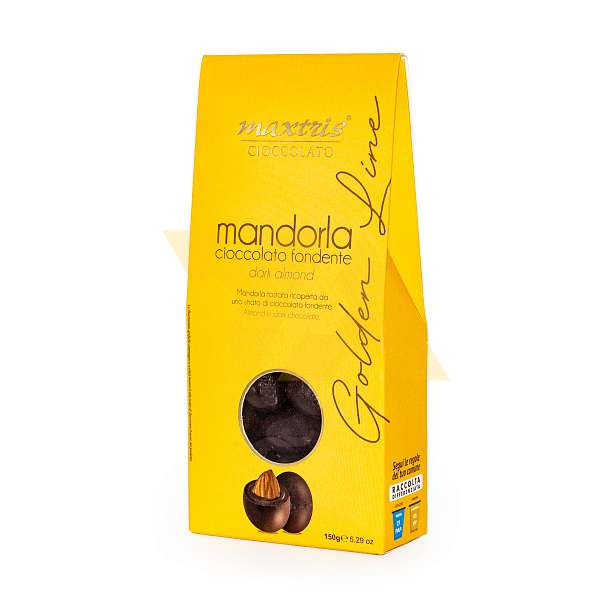 Миндаль в темном шоколаде LE MANDORLE GOLDEN LINE, MAXTRIS, 0,15 кг 0,15 кг. Confetti Maxtris Италия