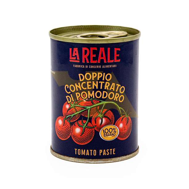 Томатная паста концентрированная 28/30% LA REALE, 0,140 кг (ж/б)  La Fiammante Италия