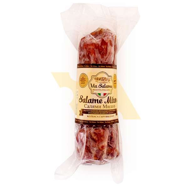 Салями Милано, колбаса сыровяленая, VIA SALAME, ~ 0,170 кг  Via Salame Россия