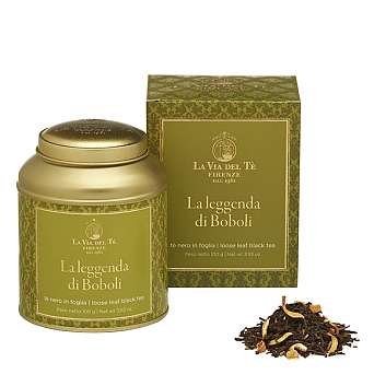 Чай черный листовой LA LEGGENDA di BOBOLI, LA VIA DEL TE, 0,100 кг (ж/б в карт/кор)