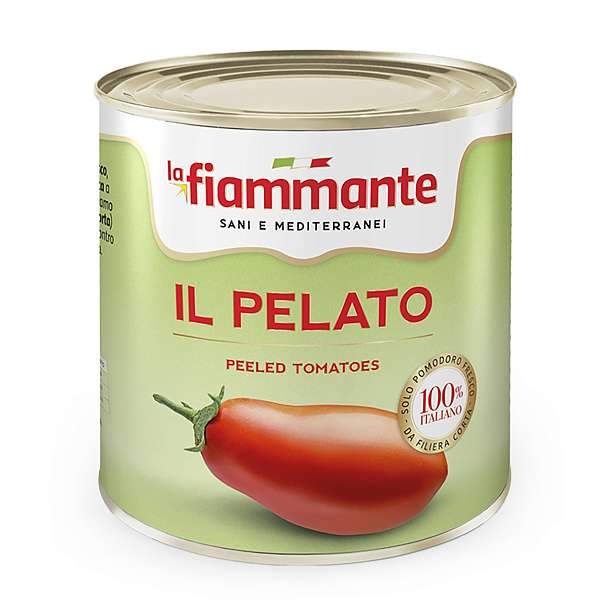 Томаты очищенные Пелати LA FIAMMANTE, ICAB, 2,5 кг/1,5 кг/2,65 л (ж/б) 2600 La Fiammante Италия