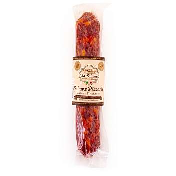 Салями Пикканте, колбаса сыровяленая с острым красным перцем, VIA SALAME, ~ 0,150 кг