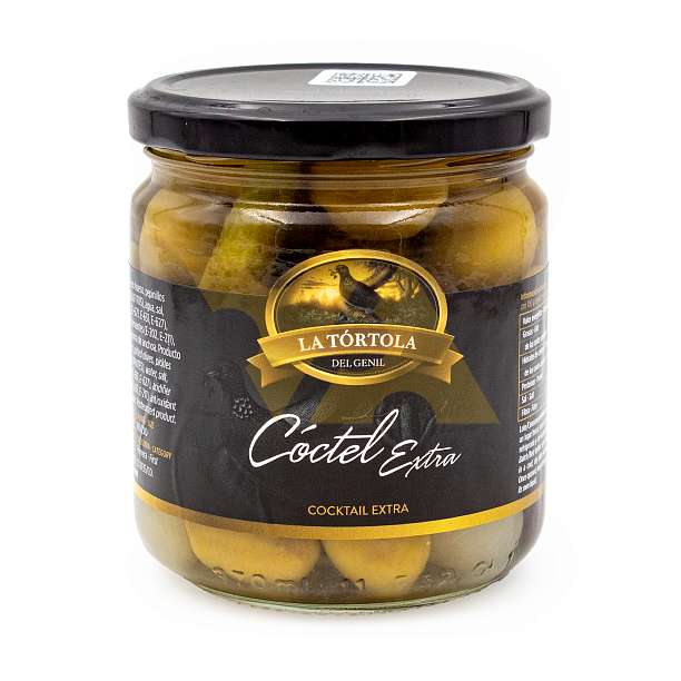 Микс оливок и маринованных овощей Коктейль Экстра, LA TORTOLA, 0,370 кг/0,200 кг (ст/б)  LA TORTOLA Испания