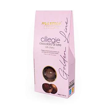 Вишня в молочном шоколаде LE CILIEGIE GOLDEN LINE, MAXTRIS, 0,15 кг