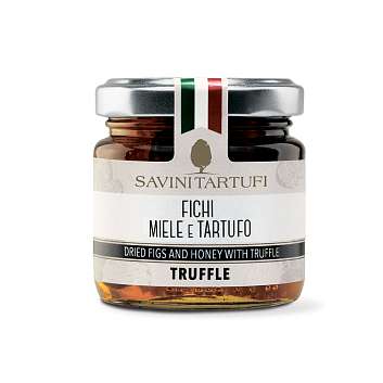 Соус сладкий из меда, инжира и трюфеля SAVINI TARTUFI, 0,125 кг (ст/б)