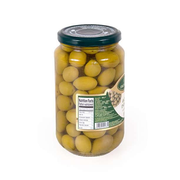 Оливки целые с косточкой в рассоле, ITALCARCIOFI, 0,53 кг/0,31 кг/0,58 л (ст/б)  Italcarciofi S.r.L. Италия