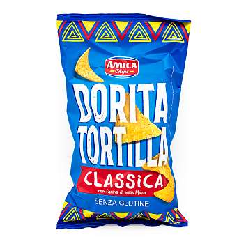 Чипсы кукурузные (начос) классические DORITA, т.м. AMICA CHIPS, 0,200 кг