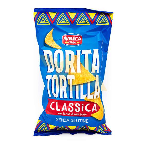 Чипсы кукурузные (начос) классические DORITA, т.м. AMICA CHIPS, 0,200 кг 0.2 кг. Amica Chips Италия