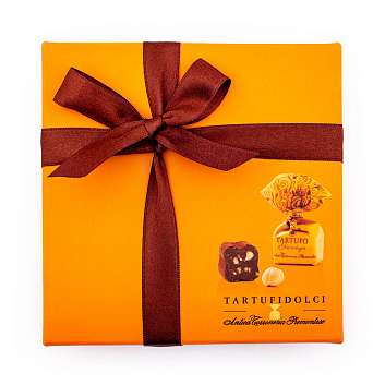 Конфеты Трюфель Джандуйя TARTUFIDOLCI, 0104, ANTICA TORRONERIA PIEMONTESE, 0,125 кг (карт/кор с лентой)