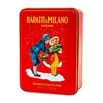Пралине Чоколатини с фундуком, 4370, BARATTI&MILANO, 0,090 кг (жест/кор)