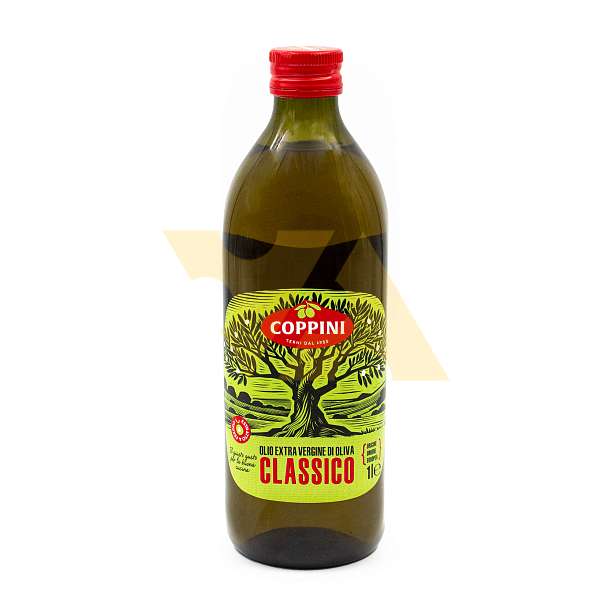 Масло оливковое первого холодного отжима CLASSICO, COPPINI, 1 л (ст/бут) 1100 Coppini Италия