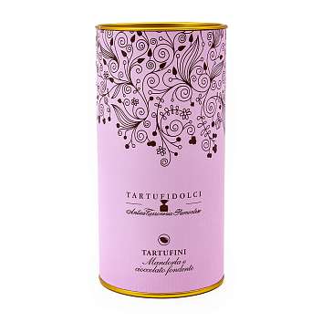 Конфеты Трюфель из миндаля и темного шоколада, Т.М. ANTICA TORRONERIA PIEMONTESE, 0,160 кг (туба)