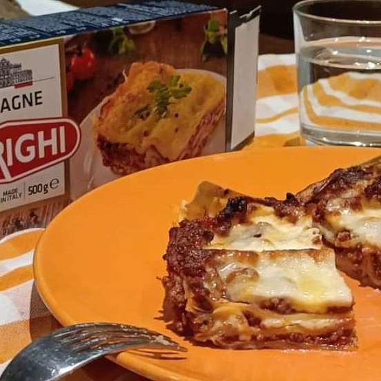 Лазанья алла болоньезе с мясным рагу