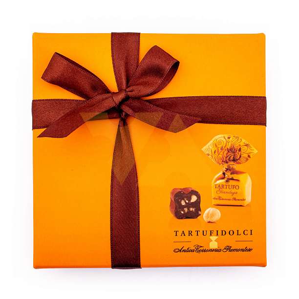 Конфеты Трюфель Джандуйя TARTUFIDOLCI, 0104, ANTICA TORRONERIA PIEMONTESE, 0,125 кг (карт/кор с лентой)  Antica Torroneria Piemontese Италия