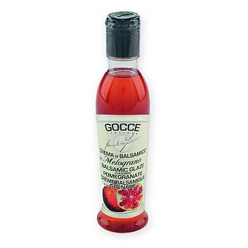 Соус-крем бальзамический с гранатом, GOCCE, 0,22 кг (пл/б)
