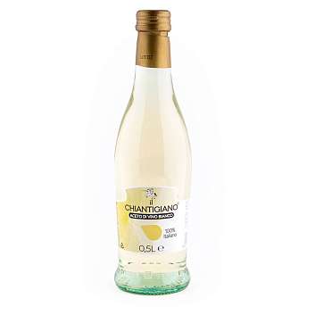 Уксус винный белый IL CHIANTIGIANO, кислотность 6%, ARETINO, 0,5 л (ст/бут)