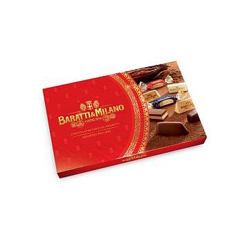 Пралине Чоколатини шоколадные ассорти, 4 вкуса, 4442, BARATTI&MILANO, 0,230 кг (карт/кор)
