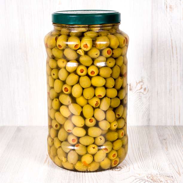 Оливки фаршированные перцем в рассоле, ITALCARCIOFI, 2,9 кг/1,8 кг/3,1 л (ст/б)  Italcarciofi S.r.L. Италия
