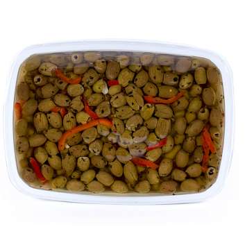 Оливки без косточек с Этны (сицилийские) BEL GUSTO, GRANATA, 0,95 кг (пл/конт)