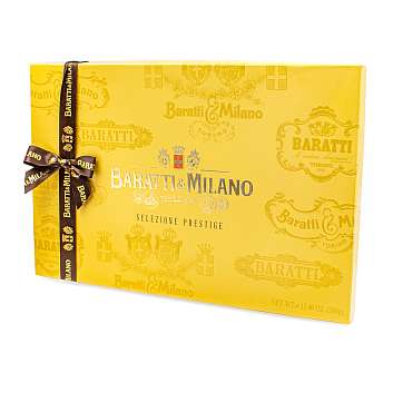 Пралине шоколадные ассорти SELEZIONE PRESTIGE, 4404, 8 вкусов, BARATTI&MILANO, 0,380 кг (карт/кор)