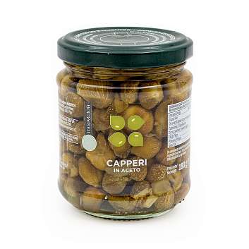Каперсы Меццанелла в уксусе, ITALCARCIOFI, 0,18 кг/0,11 кг/0,212 л (ст/б)