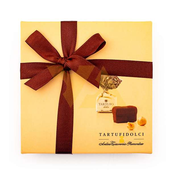 Конфеты 0113 Трюфель Дольче, ANTICA TORRONERIA PIEMONTESE, 0,125 гр (карт/кор с лентой)  Antica Torroneria Piemontese Италия